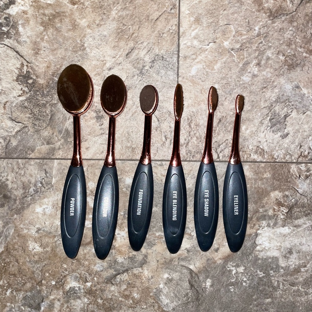 makeup brush set 6pc